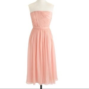Jcrew Mindy bridesmaid dress in misty rose